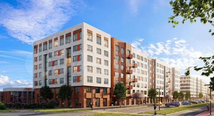 1-к. квартира, 39,9 м², 2/7 эт.