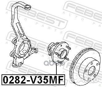 К-кт подшипника ступицы передней Nissan 350Z 3.5i