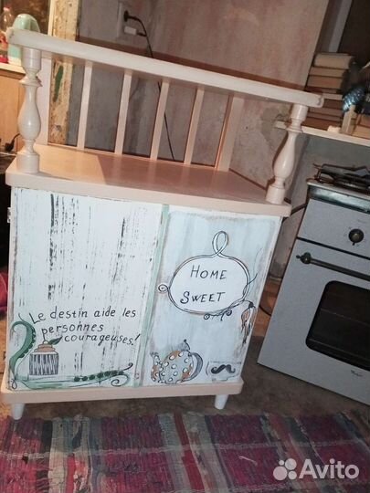 Тумба- этажерка -ретро