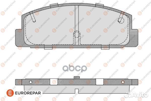 Колодки тормозные mazda RX 7 92/mazda 323 1.8