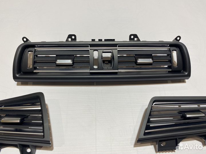 Решетки воздуховода комплект хром BMW F10 F 11 F18