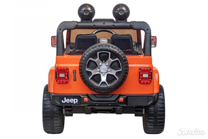 Электромобиль Jeep Rubicon 4x4 Orange