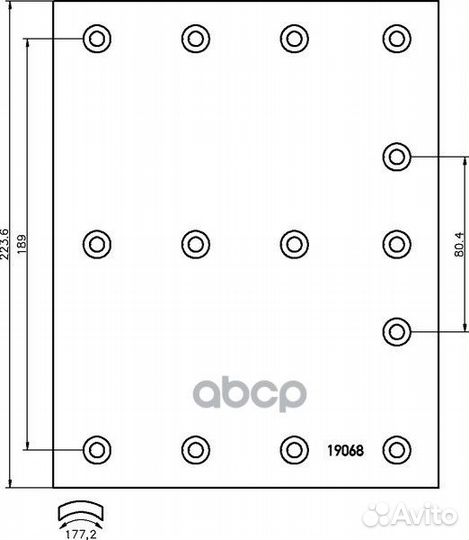 Колодки тормозные VL892S7100 DON