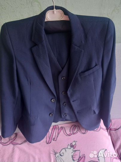 Школьный костюм для мальчика 140