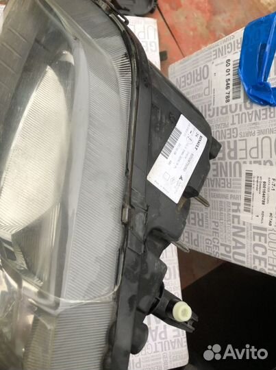 Фары на renault logan