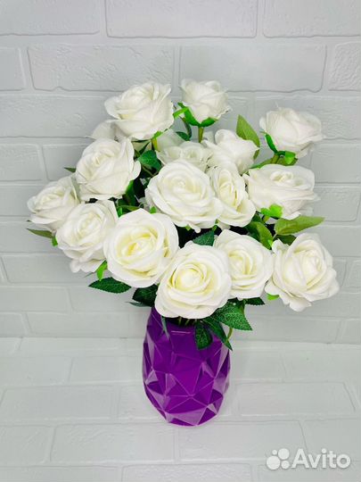 Искуственные цветы розы