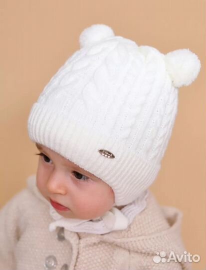 Шапка на выписку для новорождённых