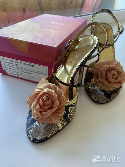 Вечерние босоножки 35 размер
