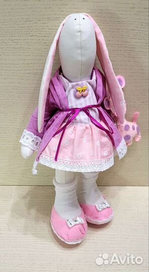 Кукла тильда заяц ручной работы