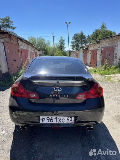 Спойлер ducktail infiniti G25 G35 G37