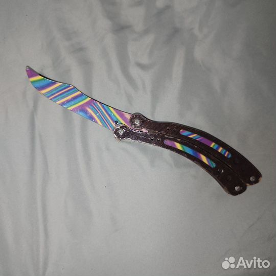 Деревянный нож бабочка