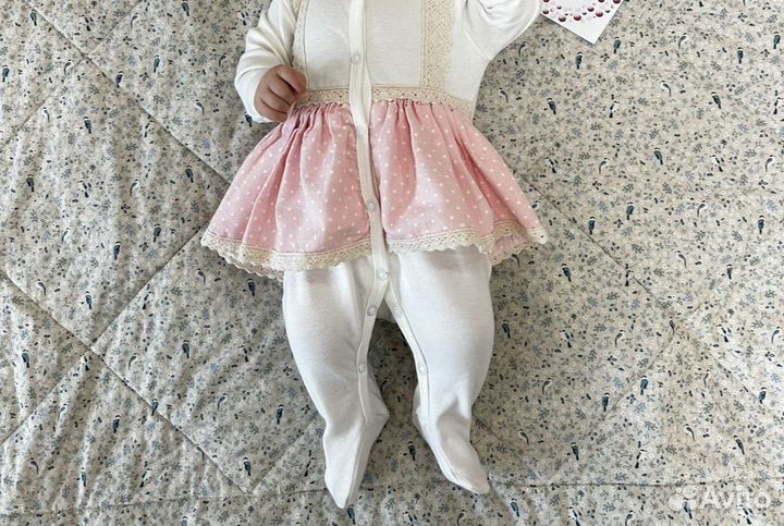 Нательный комбинезон для новорожденных