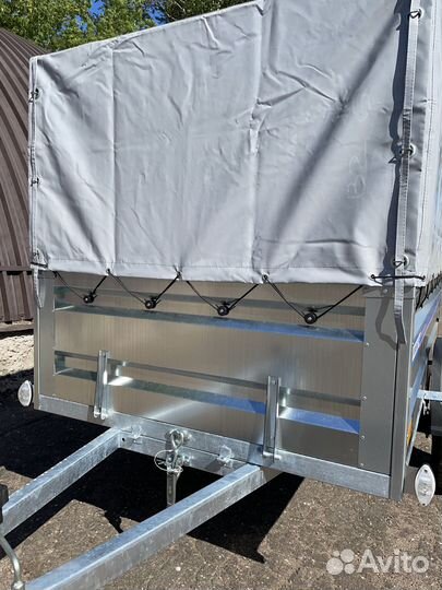 Прицеп легковой 2.25х1.3 с тентом и высоким бортом