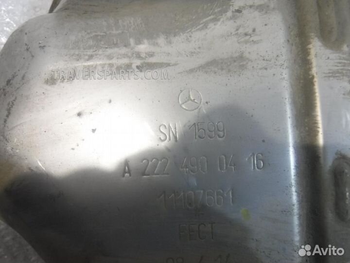 Задняя банка глушителя