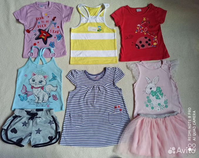 Вещи(пакетом) 86-92 на девочку