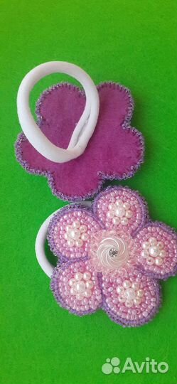 Резинки для волос ручной работы