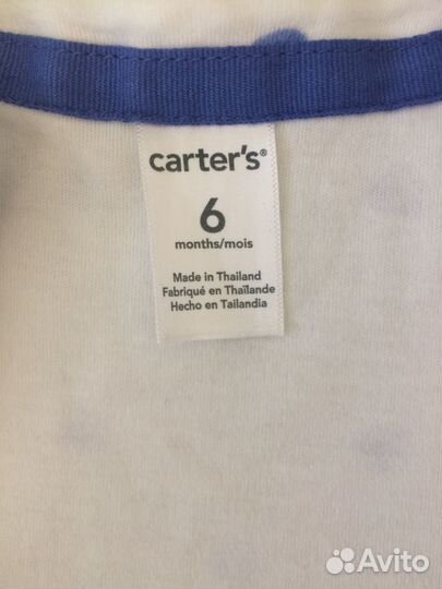 Carters комплект на девочку 6M