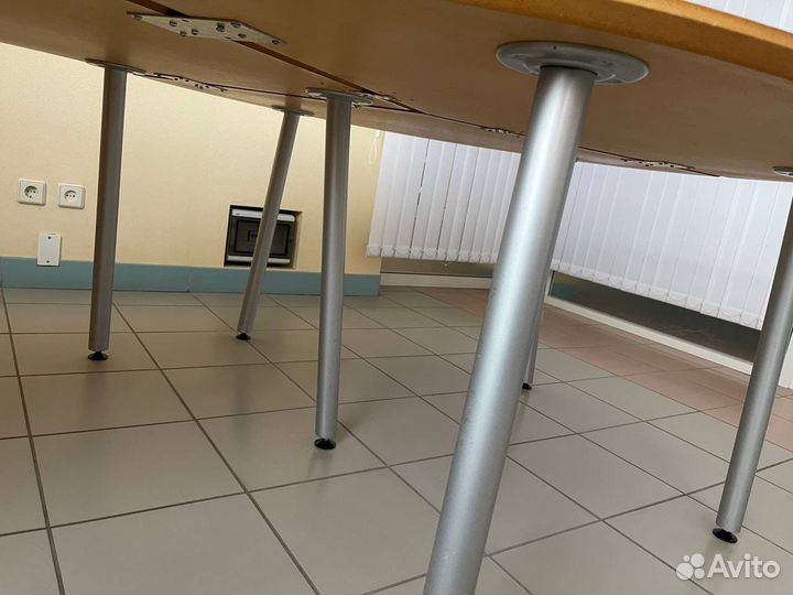 Офисный Круглый стол раздвижной