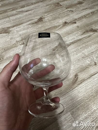 Набор новых бокалов для коньяка и бренди Bohemia