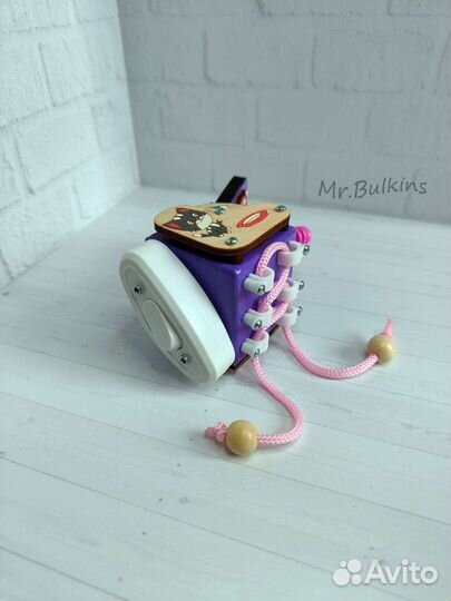 Развивающий бизикубик дорожный