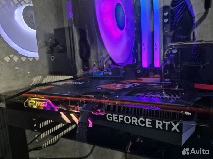 Видеокарта RTX 4060 TI MSI gaming X