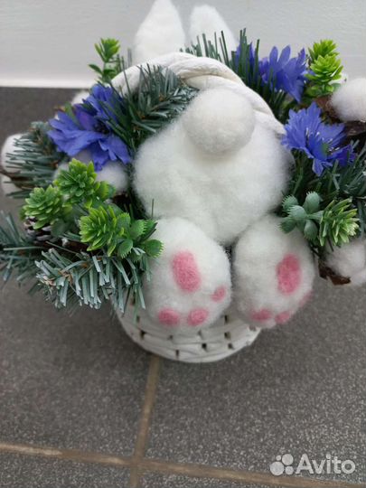 Корзинка, новогодняя поделка