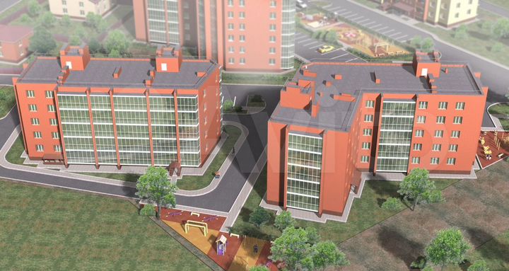 2-к. квартира, 61,7 м², 3/5 эт.