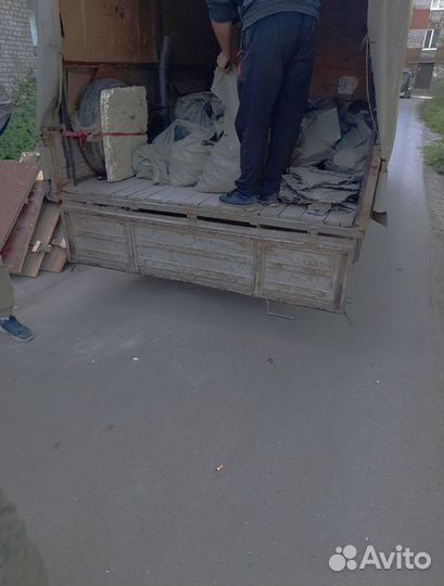 Вывоз мусора на газели