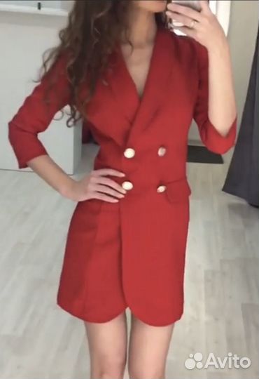 Платье пиджак новое xs-s