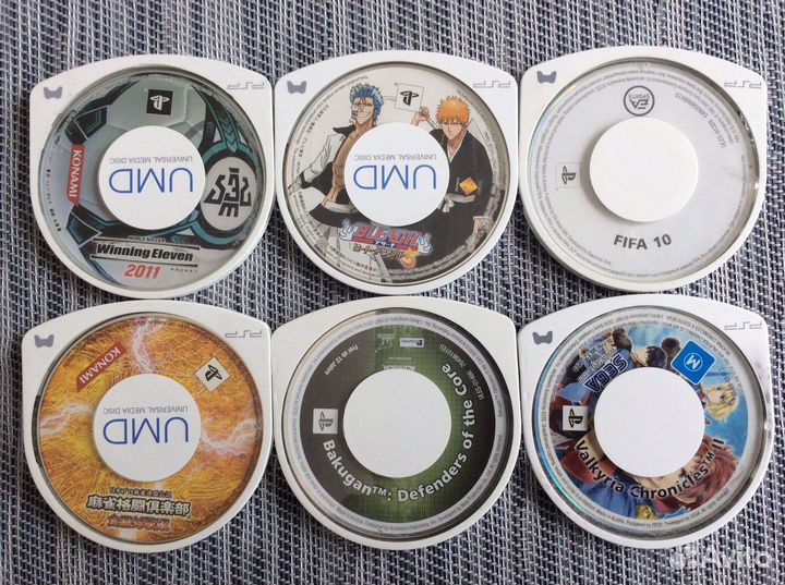 Лицензионные диски на sony PSP