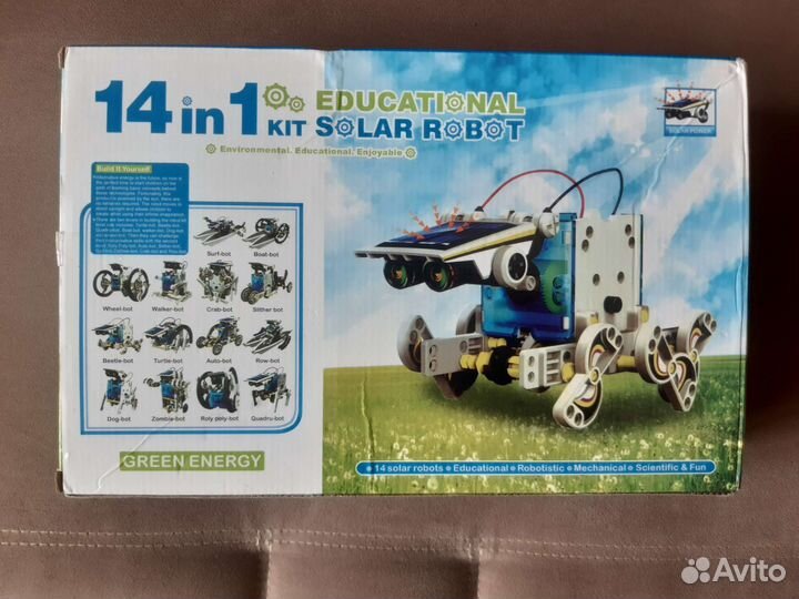 Конструктор 14 в 1 Solar Robot