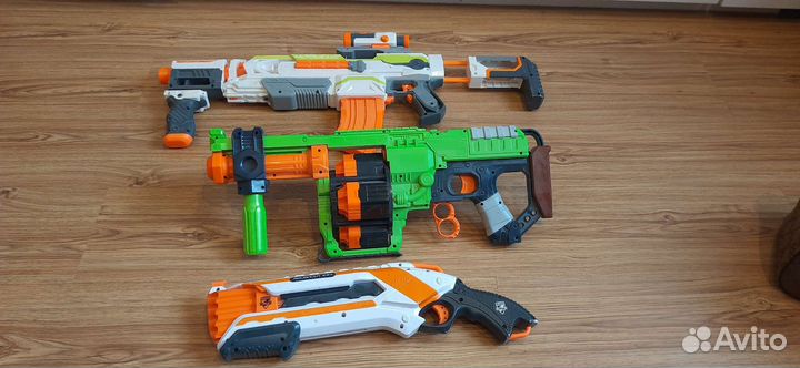 Бластеры nerf 3 шт