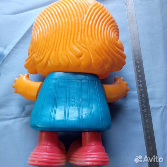 Кукла девочка из пластмассы СССР серия дутыш