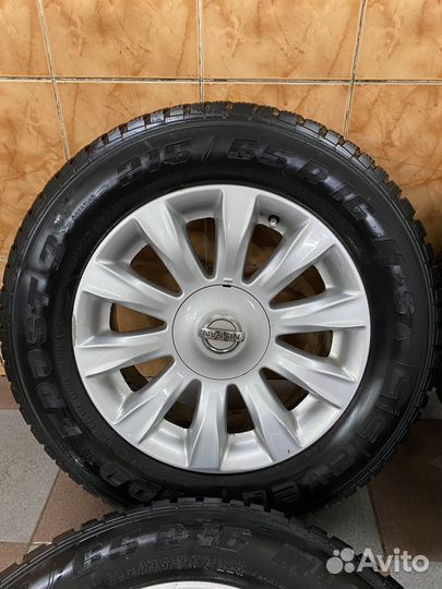 Колеса Nissan зима шип R16 215 65 5 114.3