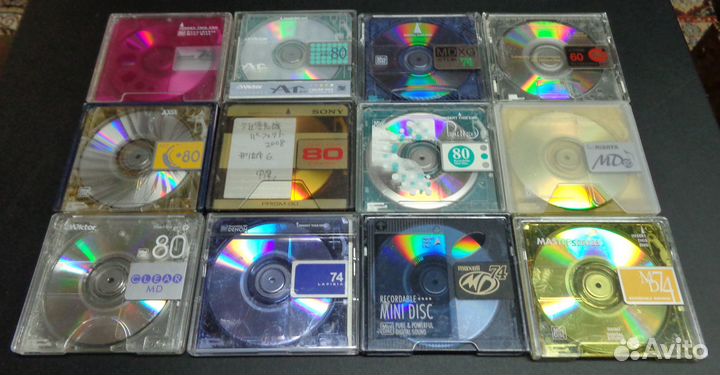 Кассеты, минидиски из Японии и винил СССР