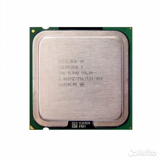 Б/у Celeron-D (346) 3,06/256/533 sl8hd