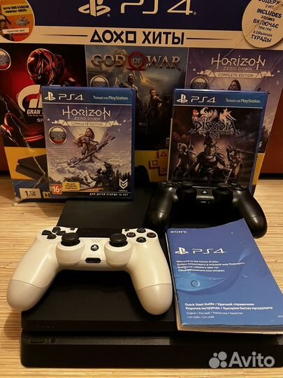 Sony PS4 slim 1tb+ игры + подписка PS plus