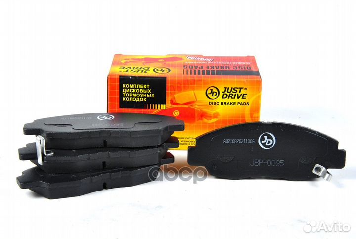 Колодки тормозные, передние D5091MH JBP0095 Jus