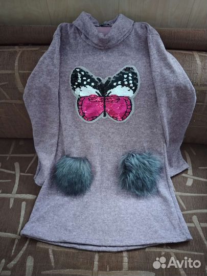 Туника-платье для девочки