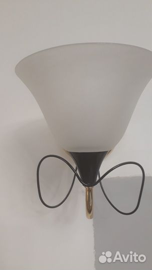 Комплект люстра и бра