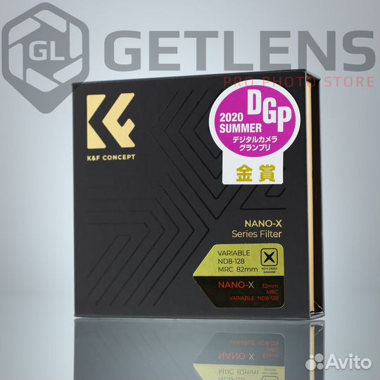 Светофильтр KF XV40 Nano-X Variable ND 82mm