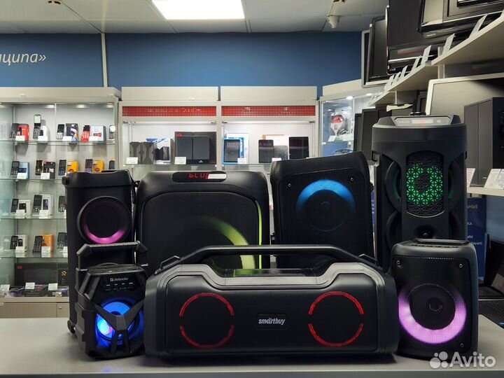 Беспроводные блютуз колонки новые