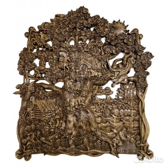 Резное панно 