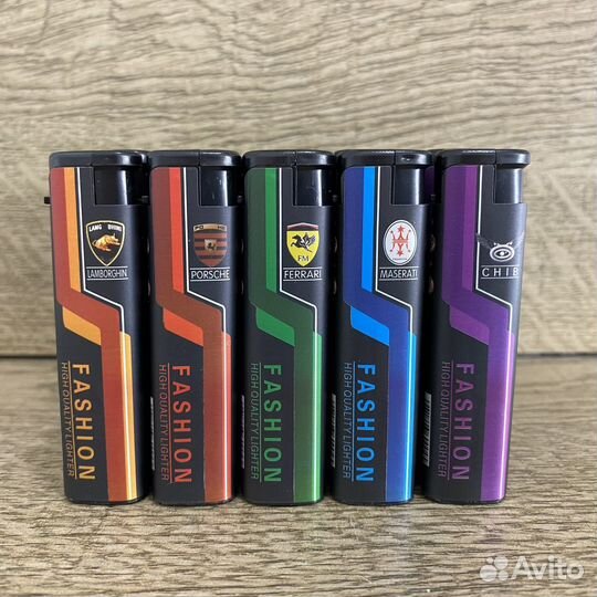 Зажигалка турбо пламя Авто 50шт