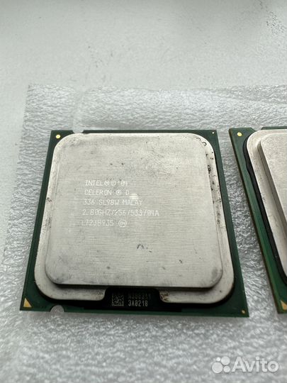 Процессоры Intel 336 Celeron D и 521 Pentium 4