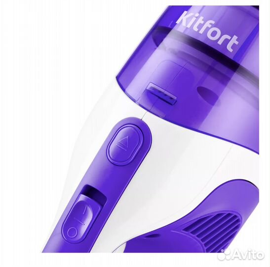 Ручной пылесос кт-5119-1 (бело-фиолетовый)