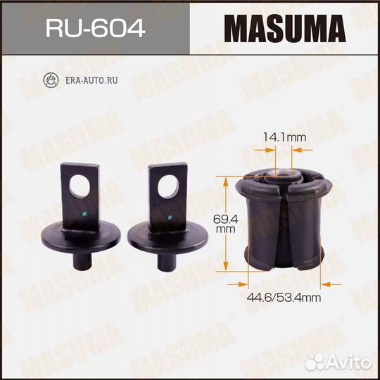 Masuma RU-604 сайлентблок\ Honda CR-V 02-06