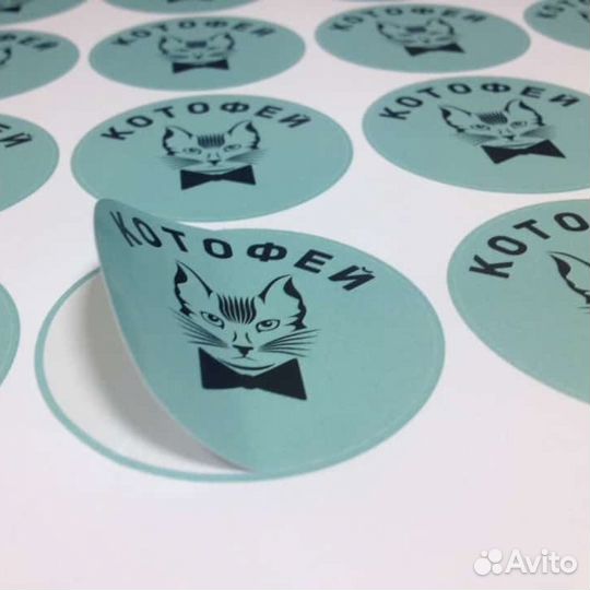 Печать наклеек, этикеток, стикеров и стикерпаков