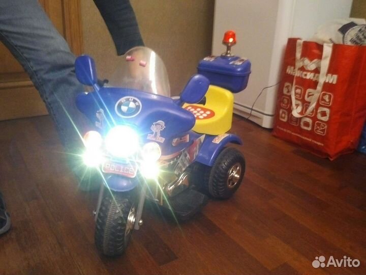 Детский мотоцикл на аккумуляторе