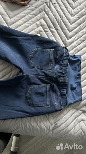 Джинсы для беременных утепленные